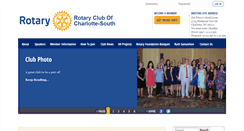 Desktop Screenshot of charlottesouthrotary.com